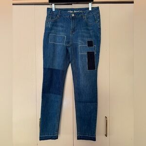 Indigo Thread Co Patchwork Denim Jeans. Size 8